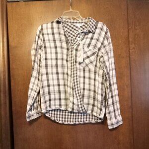 New w Tags Always and Forever eomans Flannel Shirt